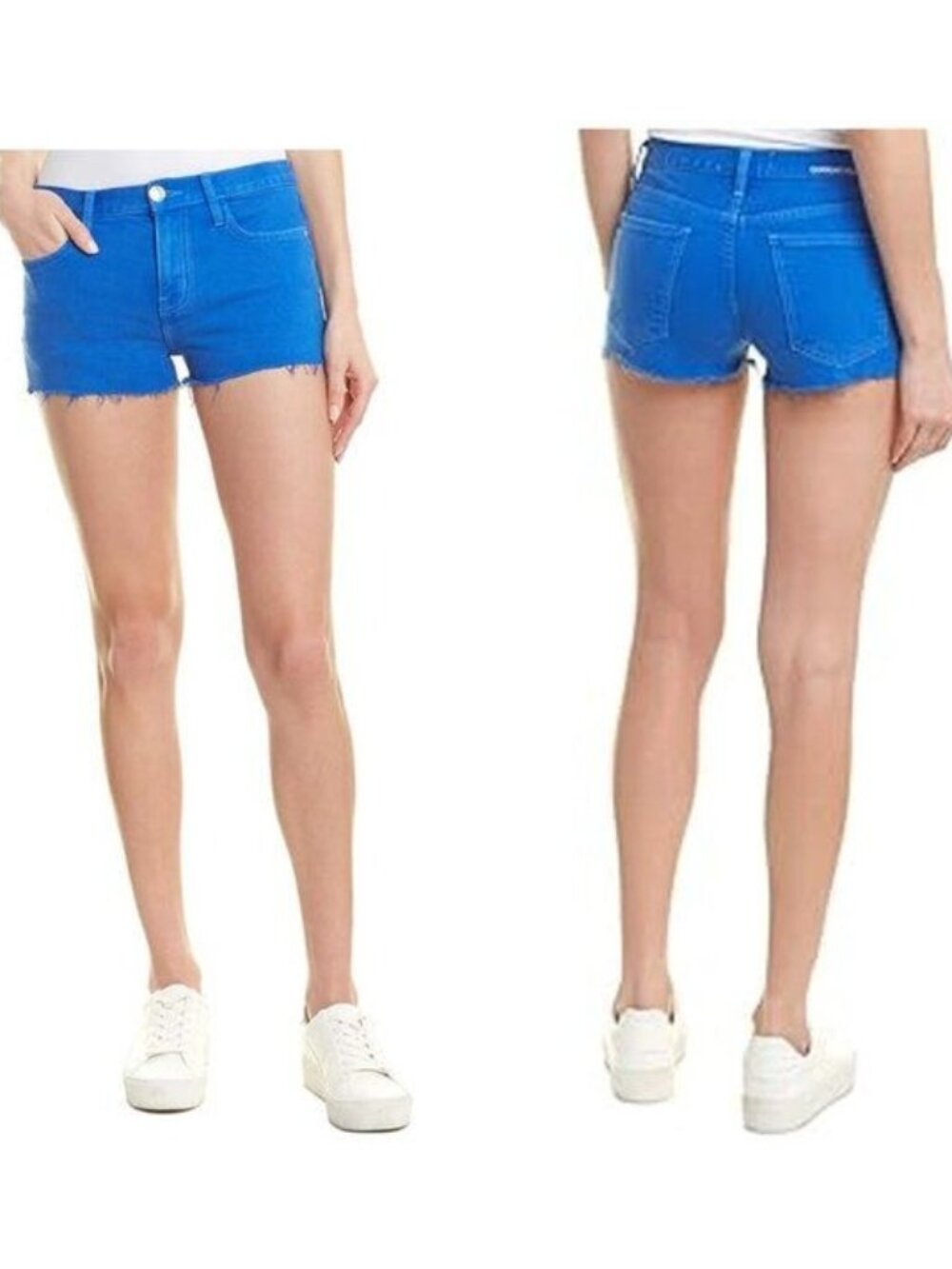 Current/Elliott The Boyfriend Cut Short Nautical Blue - 27